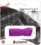 Kingston - USB flash drive - 64 GB - USB 3.2 Gen 1 - NEON Purple