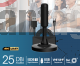 MLAB ANTENA TV ULTRA HDTV VHF-UHF INTERIOR AMPLIFICADA USB 25DBI