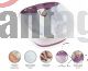 Spa Para Pies Con 2 Tiras De Burbujas. Mantiene El Agua Tibia E Incluye Piedra Pomez Homedics Rosa