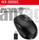 GENIUS MOUSE INALAMBRICO 2,4GHZ TYPE-C BLACK-NX-8006S-BK
