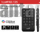 GENIUS TECLADO NUMERICO COPILOT USB BLACK-NUMPAD-125 USB-A