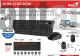 GENIUS KIT TECLADO & MOUSE INALAMBRICO BLUETOOTH + 2,4GHZ COPILOT BLACK-SLIMSTAR 8230-BK