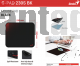 GENIUS MOUSE PAD BLACK-G-PAD 230S-BK