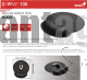 GENIUS MOUSE WRIST PAD BLACK-G-WMP 100-BK