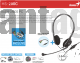 GENIUS HEADSET 3.5MM CABLE 2,4MT + CABLE SINGLE JACK 3.5MM-HS-200C