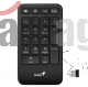 GENIUS TECLADO NUMERICO INALAMBRICO 2,4GHZ COPILOT BLACK NUMPAD-1000