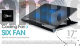 MLAB BASE VENTILADOR NOTEBOOK SIX FAN 8
