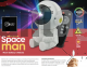 MLAB SPACEMAN MOON GALAXY & NEBULAR PROYECTOR MULTICOLOR LED LASER