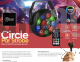 MLAB LUZ FIESTA CIRCLE 12 LED PAR STROBE LIGHT MIC MUSIC RGB 3 EN 1