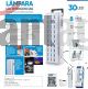 POWERLAB LAMPARA DE EMERGENCIA 30 LED