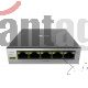 Switch de Escritorio 5 Puertos Nexxt Solutions Infrastructure, Gigabit Ethernet, 4 POE+ 60W