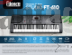 FUSSEN TECLADO MUSICAL ELECTRONICO 61 TECLAS STUDIO  FT-610