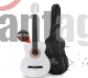 SEVILLANA GUITARRA CLASICA 39 C/FUNDA/ALMA-WHITE