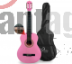 SEVILLANA GUITARRA CLASICA 39 C/FUNDA/ALMA-PINK