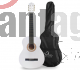 SEVILLANA GUITARRA 30 C/FUNDA WHITE
