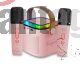 MLAB KARAOKE MY LIL FIRST SINGER 2 CON LUZ RGB 2 MICROFONOS INALAMBRICOS PINK