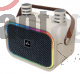MLAB KARAOKE MY LIL VOICE LUZ RGB 2 MICROFONOS INALAMBRICOS  COLOR BLANCO