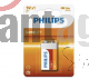 PHILIPS PILA CLORURO ZINC 9V BLISTER 1PCS