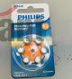 PHILIPS MICROBATERIA AUDITIVA ZINC AIR BATTERY A13 BLISTER 6 PCS