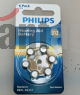 PHILIPS MICROBATERIA AUDITIVA ZINC AIR BATTERY A312 BLISTER 6 PCS