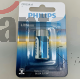 PHILIPS MICROBATERIA LITHIUM BATTERY CR123A  BLISTER 1 PC