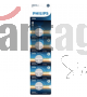 PHILIPS MICROBATERIA LITHIUM CR2016 BLISTER 5 PCS / CR2016P5B/77