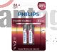 PHILIPS PILA ALCALINA AA BLISTER 2 PCS / LR6P2B/77