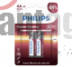 PHILIPS PILA ALCALINA AA BLISTER 2 PCS / LR6P2B/77