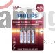 PHILIPS PILA ALCALINA AAA BLISTER 4 PCS / LR03P4B/77