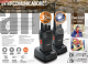 BAOFENG KIT RADIO PORTATIL RECARGABLE BF-666S 400-470MHZ  X 2