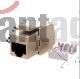 Inserto modular Nexxt - CAT 6a - STP - RJ-45 - plata