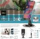 MLAB SOPORTE METALICO FULL ROTATION 360 TABLET SMARTPHONE 4