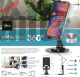 MLAB SOPORTE METALICO FULL ROTATION 360 TABLET SMARTPHONE 4