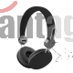 Curved Wired Headphones Black