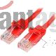 Cable De Red 5 Metros,cat5e,rj45,sin Enganches,color Rojo