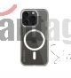 FUNDA PLáSTICO RECICLADO MAGSAFE PARA IPHONE 15 PRO DECODED TRANSPARENTE