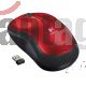 Mouse Logitech Inalambrico M185 Rojo,wireless