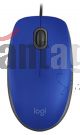 Logitech Mouse M110 Silent Azul con cable Usb