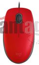 Mouse Logitech M110 Silent Rojo