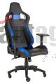 Silla Gamer Profesional Corsair T1 Race,asiento Ancho,respaldo Alto,max 120kg,negro,azul