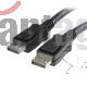 Cable De 2m Certificado Displayport 1.2 4k Con Cierre De Seguridad - 2x Macho Dp
