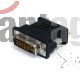 Adaptador Convertidor Dvi-i A Vga - Dvi-i Macho - Hd15 Hembra - Negro