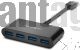 Kensington Uh4000 - Hub - 4 X Superspeed Usb 3.0 - Sobremesa
