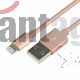 Klip Xtreme - Usb Cable - 4 Pin Usb Type A - 1 M - Rose Gold - Braided