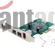 Adaptador Tarjeta Firewire Pci-express Bajo Perfil De 2 Puertos F W 800 Y 1 Puerto F W 400