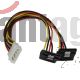 CABLE DIVISOR MOLEX A 2X SATA