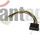 Cable Adaptador De 15cm De Alimentacion Molex Lp4 4 Pines A Sata 15 Pines