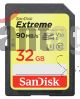 Memoria Sdxc 32gb Sandisk Extreme Uhs-i,uhs-i,v30,u3,clase 10,lectura 90 Mb S