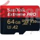 Memoria Microsdxc 64gb Sandisk Extreme Pro,clase 10,lectura 100mb S,escritura 90mb S