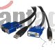 Cable 1,8 Metros Kvm Vga Usb 2 En 1